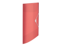 Esselte Colour'Breeze 3-klap elastikmappe PP Koral - (4 stk.) von Esselte