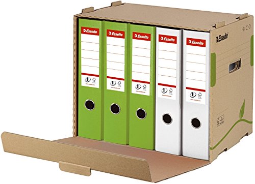 Esselte Eco Archiv-Container, Aufbewahrungsbox für 5 A4 Ordner, Lagerbox mit Deckel, Transportbox mit Griffen, 100 % recycelte Wellpappe, 100 % recycelbar, 1 Stück, Naturbraun, 623920 Esselte Eco Archiv-Container, Aufbewahrungsbox für 5 A4 Ordner, Lagerbox mit Deckel, Transportbox mit Griffen, 100 % recycelte Wellpappe, 100 % recycelbar, 1 Stück, Naturbraun, 623920 von Esselte