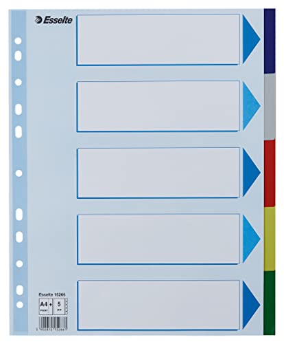 Esselte PPL-Zwischenschicht 5 farbige Tasten - f.to A4 Maxi - 15266 von Esselte