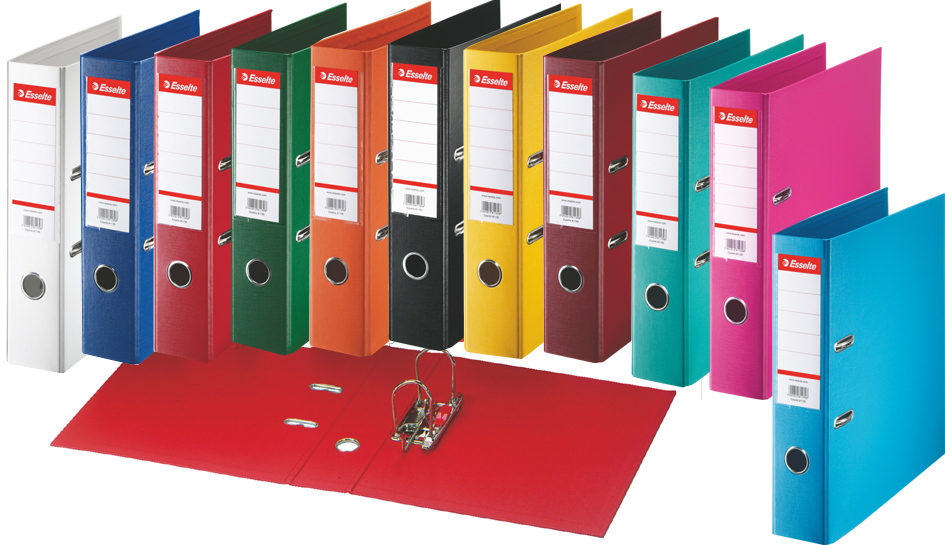 Esselte Plastik-Ordner Standard, DIN A4, 75 mm, türkis von Esselte