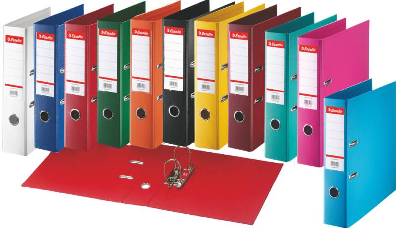 Esselte Plastik-Ordner Standard, DIN A4, 75 mm, türkis von Esselte