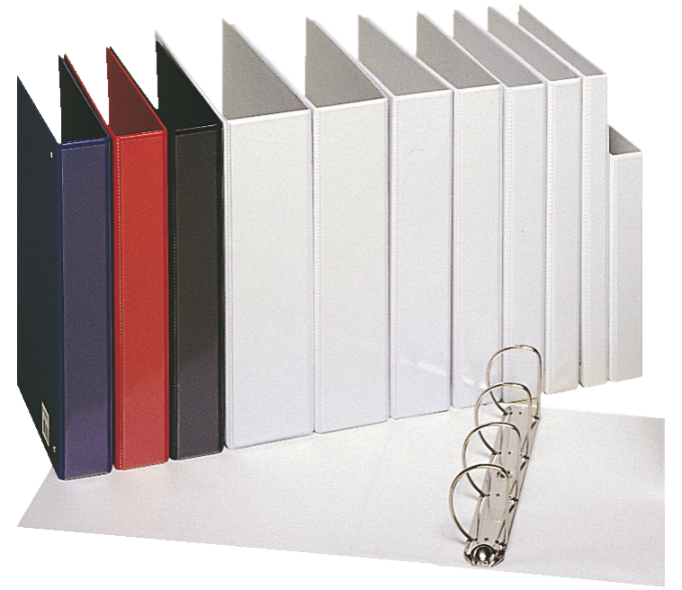 Esselte Präsentations-Ringbuch Essentials, A4, rot, 4D-Ring von Esselte