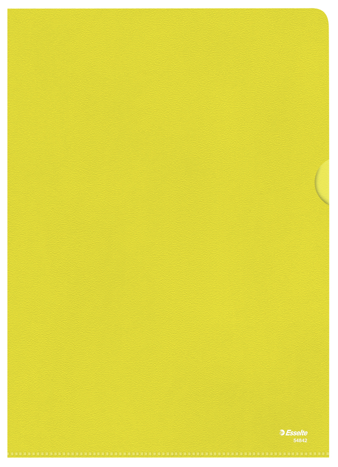 Esselte Sichthüllen Standard, DIN A4, PP, gelb, 0,12 mm von Esselte