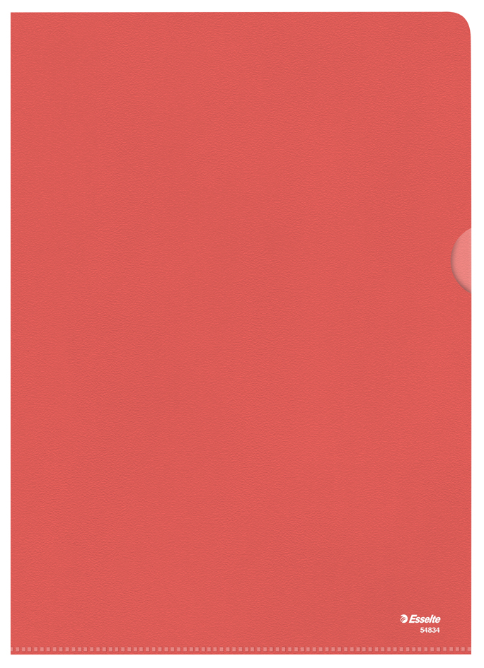 Esselte Sichthüllen Standard, DIN A4, PP, rot, 0,12 mm von Esselte