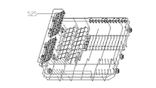 Korb (Markierung 525) Spülmaschine 445J31 ESSENTIEL B von Essentiel B