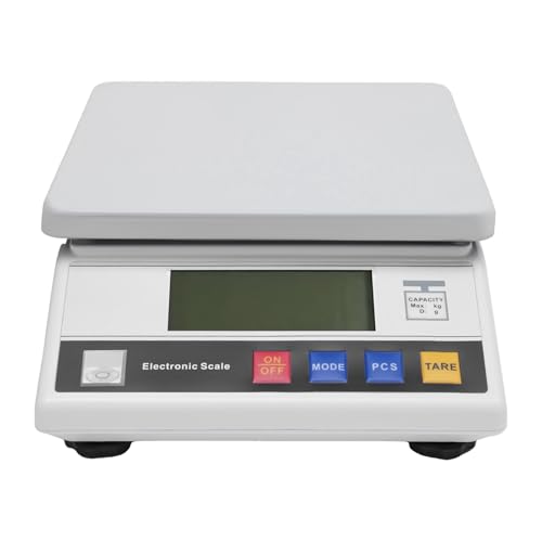 Digitale Elektronische Industrielle Präzisionswaage Laborwaage 7.5 kg/Hochpräzise Analysenwaage 0.1g, Digitalwaage Waage Genaue Küchenwaage mit Zähl&Tarafunktion (7.5 kg, 0.1 g) von Estabeter