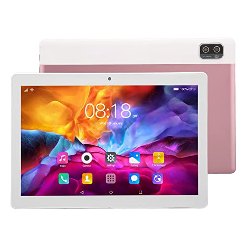 10,1-Zoll-Tablet, 10-Core-Prozessor, 6 GB RAM 128 GB ROM, HD-IPS-Bildschirm Android 12-Tablet, Dual-Kamera, 5 G WIFI Dual-Frequenz, BT, Dual-SIM-Dual-Standby, 8800-mAh-Akku, Unterstützung für(EU) von Estink