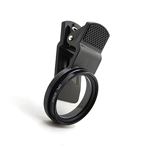 37 Mm CPL-Handy-Polarisator, Universeller Clip-on-Rundpolarisator, Clip-on-Design mit Linsenschutz Zum Entfernen von Reflektiertem Licht, Geeignet Zum Fotografieren von Estink