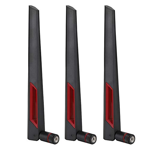 Estink 3Pcs Dual Band WiFi Antenne,High Gain Router Antenne 2,4G/5,8G,Rg178 Reines Kupferkabel,Dual-Band Wireless Router Wireless Network Card Antenne für ASUS AC68U/AC88U/AC66U von Estink