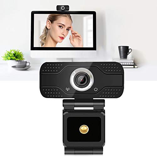 Estink 1080P Computer Webcam, Integrierter Tonabnehmer, Unterstützung von 3D-Entrauschung, Desktop-Computerkamera mit Mikrofon, für Videokonferenzen, Chatten, Online-Unterricht von Estink