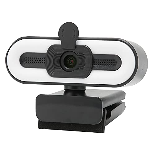 Estink 1080P Web-Kamera, HD-Webcam mit Mikrofon, 3,6 Mm / 0,14 Zoll-Objektiv, Hochauflösende LED-Licht-PC-Kamera mit Mikrofon für Live-Streaming-Videokonferenzen von Estink