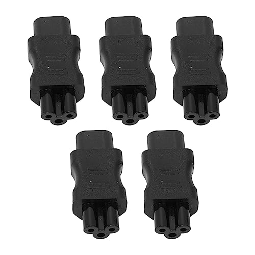 Estink 5PCS IEC320 C8 auf C5 Adapter, 250V 2,5A 10A IEC C8 auf C5 Netzteil PDU Steckdose für Laptop Netzteil Schreibtischlampe Lautsprecher LCD von Estink