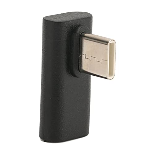 Estink 90-Grad-rechtwinkliger USB-C-Stecker auf USB-C-Buchsenadapter, USB-C-auf-USB-C-Adapter, 10-Gbit/s-Hochgeschwindigkeitsübertragung, Kompatibel mit Computer und Handy von Estink
