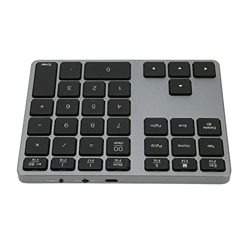 Estink BT-Tastatur, Cimetech 2,4 G Tragbarer BT-Nummernblock mit USB-Empfänger, Tastatur mit 35 Tasten für Laptop, Notebook, Desktop, Surface Pro, PC von Estink