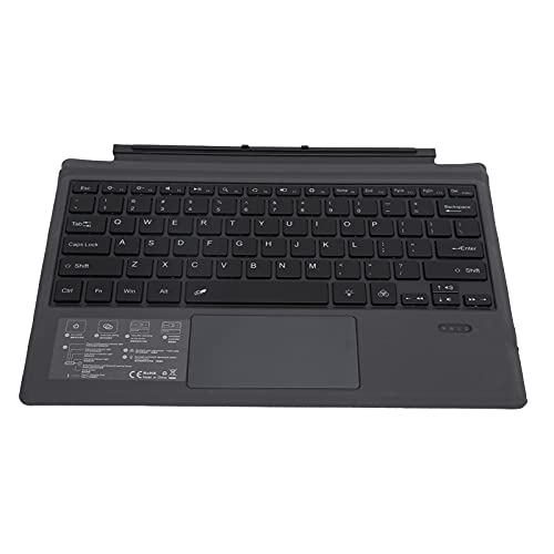 Estink Drahtlose Bluetooth-Tastatur, Universelle, Ultradünne, Tragbare 4 Mm Magnettastatur mit Hintergrundbeleuchtung, Touchpad, USB-Netzteil, Vierradantriebsblende, mit Ladeanzeige von Estink