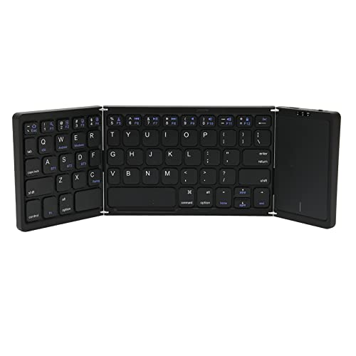 Estink Faltbare Tastatur, 5.1 BT Keyborad Multi Device Connection, Wiederaufladbare Portalbe Wireless Wide Kompatibilität für PC Tablet Android IOS Smartphone von Estink