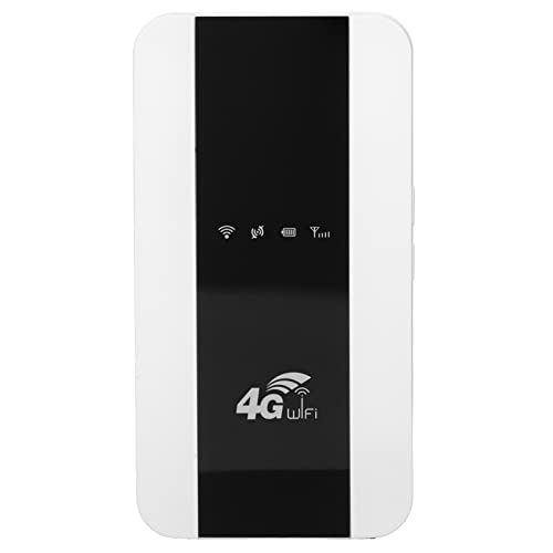 Estink Mobiler Hotspot, 4G LTE Mobiler Hotspot-Router, Unterstützung für 4G / 5G-SIM-Karte, Tragbarer Drahtloser Router mit Langer Akkulaufzeit für Desktops, Laptops, Tablets und Mobiltelefone(M10-3) von Estink