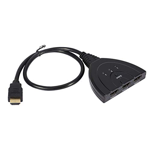 TV Adapter 1080P HD 3 Port HDMI Multi Display Switch Auto Hub Splitter 1080P HD TV Adapter schwarz von Estink
