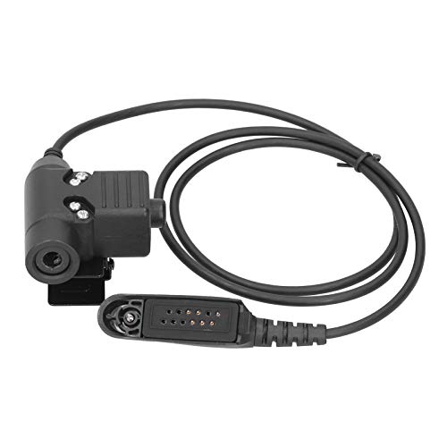 Estink Walkie-Talkie Audio-Adapter, Audio-Kopfhörer, Übertragungskabel, Adapter Audio PTT U94 für Walkie-Talkie GP140 GP320 GP328 GP338 GP340 Estink Walkie-Talkie Audio-Adapter, Audio-Kopfhörer, Übertragungskabel, Adapter Audio PTT U94 für Walkie-Talkie GP140 GP320 GP328 GP338 GP340 von Estink