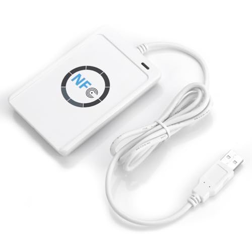 NFC RFID Reader Writer Kartenleser Chip, NFC-Lesegerät, 424 kbps ACR122U ISO 14443A/B+ Software, weiß von Estink