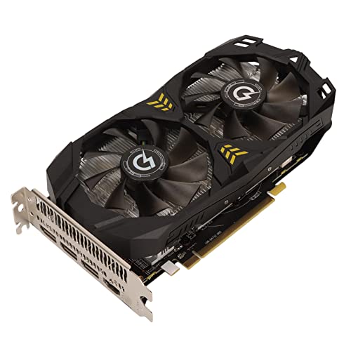 RX580 8G 256 Bit GDDR5-Grafikkarte, Unterstützt HDMI DP X 3, 1244 MHz 14000 MHz, Integrierte Kühlung mit Zwei Lüftern, Computerspiel-Grafikkarte für Radeon RX580 von Estink