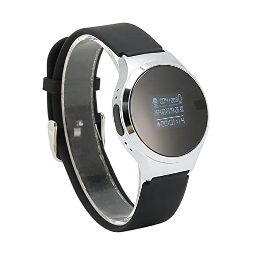 S8 Voice Recorder Watch, Sprachaktivierter Recorder, Smart Recording Watch, HD-Rauschunterdrückung, mit MP3-Funktion, für die Aufzeichnung von Vorlesungslernmeetings (16 GIGABYTE) von Estink
