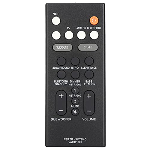 Soundbar-Fernbedienung für FSR78 VAF7640 VAH0130,Fernbedienungsersatz,10M / 32.8Ft Fernbedienungsabstand von Estink