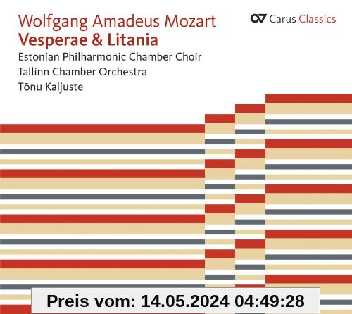 Mozart: Vesperae & Litania von Estonian Philharmonic Chamber Choir