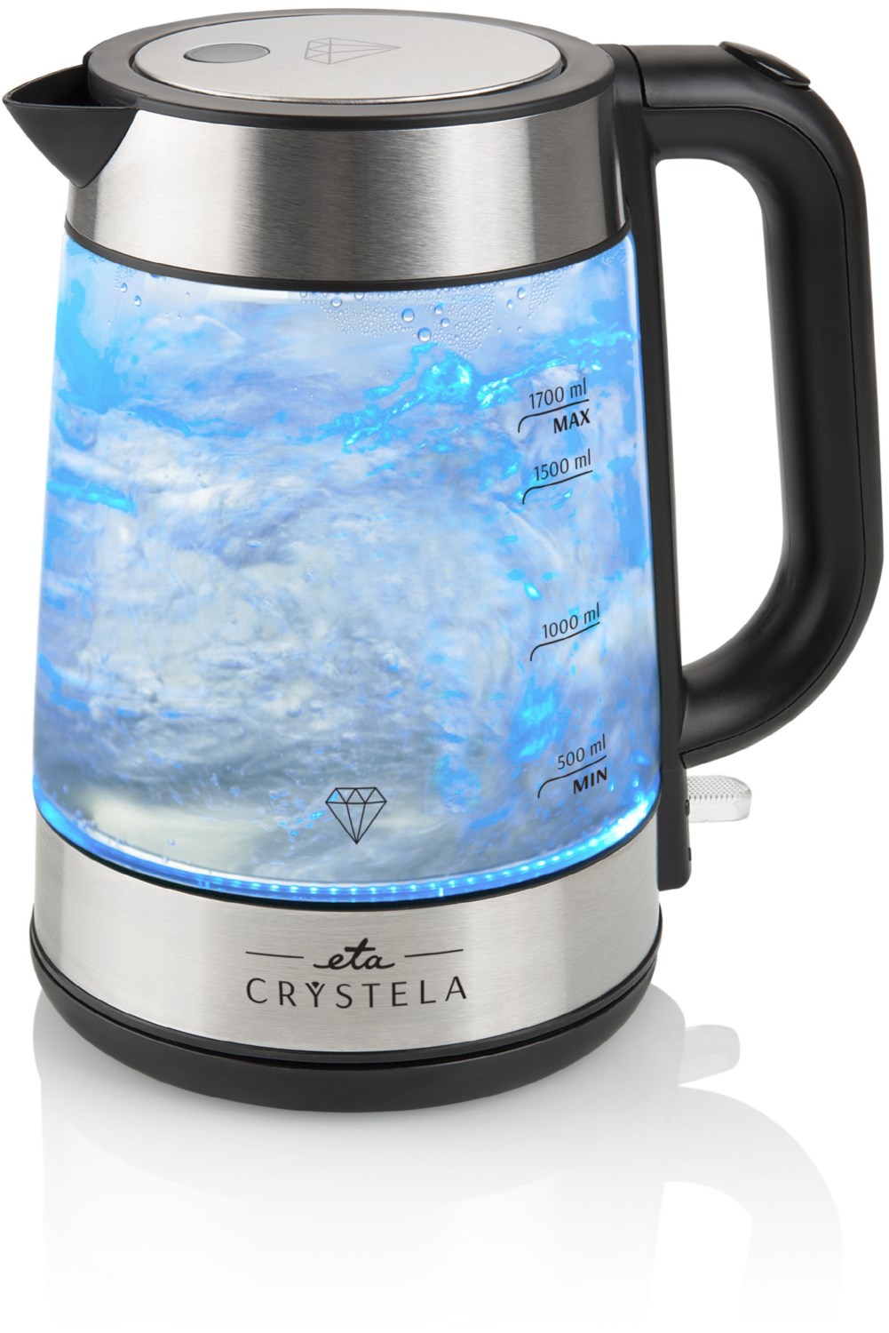 Crystela 6153 Wasserkocher glas/edelstahl von Eta