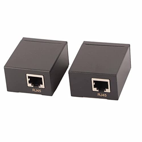 EternalCrafts VGA-Extender, VGA-Extender, Sender, Empfänger, CAT-5/6, Ethernet-Kabel, 60 m verkabelt, High-Definition-Signal-Video-Empfänger-Sender von EternalCrafts