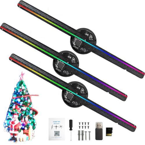 3set Hologramm Projektor, Hologramm Weihnachtsbaum, Hologramm Weihnachtsbaum, Wi-Fi LED Advertising Display Für Weihnachten Halloween 3set Hologramm Projektor, Hologramm Weihnachtsbaum, Hologramm Weihnachtsbaum, Wi-Fi LED Advertising Display Für Weihnachten Halloween von Eteslot