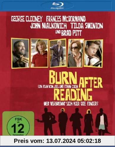 Burn after Reading - Wer verbrennt sich hier die Finger? [Blu-ray] von Ethan Coen