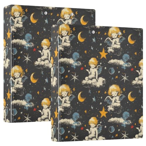 3 Ringbücher 3,8 cm Glam Angel Trendsetzender Stil mit Innentaschen, 1/2 Packung Ordner, Schulbedarf, Hardcover, 2 Stück 3 Ringbücher 3,8 cm Glam Angel Trendsetzender Stil mit Innentaschen, 1/2 Packung Ordner, Schulbedarf, Hardcover, 2 Stück von EtherSpher