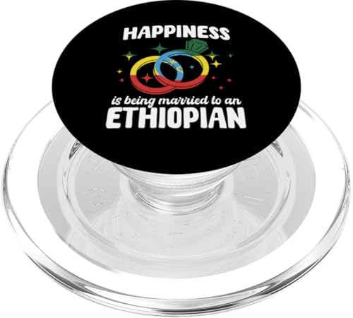 Äthiopische Ehefrau Ehemann sagt Äthiopien Ehe PopSockets PopGrip für MagSafe von Ethiopia Flag Designs Proud Ethiopian Heritage