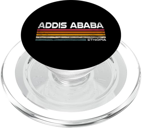 Addis Abeba Äthiopien Retro Bekleidung Äthiopische Hauptstadt PopSockets PopGrip für MagSafe von Ethiopia Flag Designs Proud Ethiopian Heritage