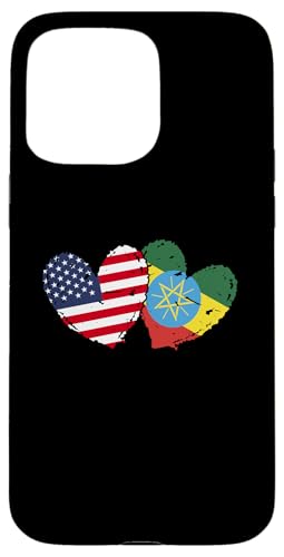 Amerika Äthiopien Herz Flagge Amerikanische äthiopische Wurzeln Hülle für iPhone 15 Pro Max Amerika Äthiopien Herz Flagge Amerikanische äthiopische Wurzeln Hülle für iPhone 15 Pro Max von Ethiopia Flag Designs Proud Ethiopian Heritage