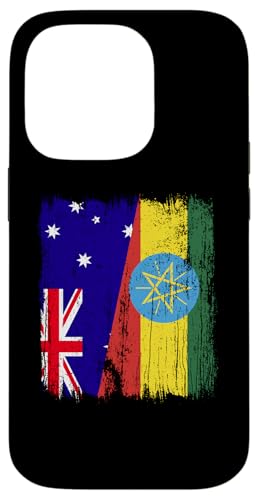 Australien, Äthiopien, halbe Flagge, australische äthiopische Wurzeln Hülle für iPhone 14 Pro Australien, Äthiopien, halbe Flagge, australische äthiopische Wurzeln Hülle für iPhone 14 Pro von Ethiopia Flag Designs Proud Ethiopian Heritage