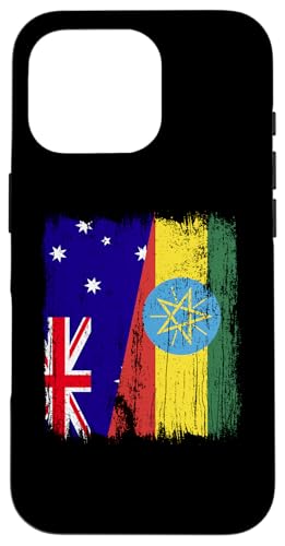 Australien, Äthiopien, halbe Flagge, australische äthiopische Wurzeln Hülle für iPhone 16 Pro Australien, Äthiopien, halbe Flagge, australische äthiopische Wurzeln Hülle für iPhone 16 Pro von Ethiopia Flag Designs Proud Ethiopian Heritage