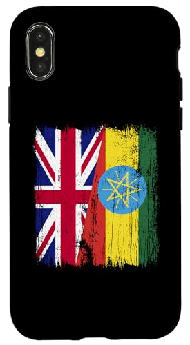 Britische Äthiopien, halbe Flagge, britische äthiopische Wurzeln Hülle für iPhone X/XS Britische Äthiopien, halbe Flagge, britische äthiopische Wurzeln Hülle für iPhone X/XS von Ethiopia Flag Designs Proud Ethiopian Heritage
