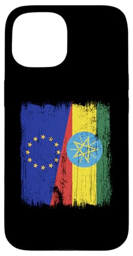 EU Äthiopien Halbflagge Europäische Union Äthiopische Wurzeln Hülle für iPhone 15 EU Äthiopien Halbflagge Europäische Union Äthiopische Wurzeln Hülle für iPhone 15 von Ethiopia Flag Designs Proud Ethiopian Heritage