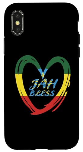 JAH Bless Äthiopien Rastafari Bekleidung Hülle für iPhone X/XS JAH Bless Äthiopien Rastafari Bekleidung Hülle für iPhone X/XS von Ethiopia Flag Designs Proud Ethiopian Heritage