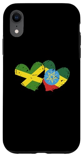 Jamaika Äthiopien Herz Flagge Jamaikanische äthiopische Wurzeln Hülle für iPhone XR Jamaika Äthiopien Herz Flagge Jamaikanische äthiopische Wurzeln Hülle für iPhone XR von Ethiopia Flag Designs Proud Ethiopian Heritage