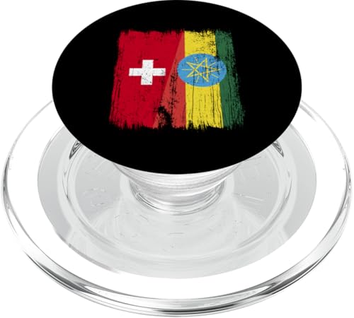 Schweiz Äthiopien Halbflagge Schweiz äthiopische Wurzeln PopSockets PopGrip für MagSafe Schweiz Äthiopien Halbflagge Schweiz äthiopische Wurzeln PopSockets PopGrip für MagSafe von Ethiopia Flag Designs Proud Ethiopian Heritage