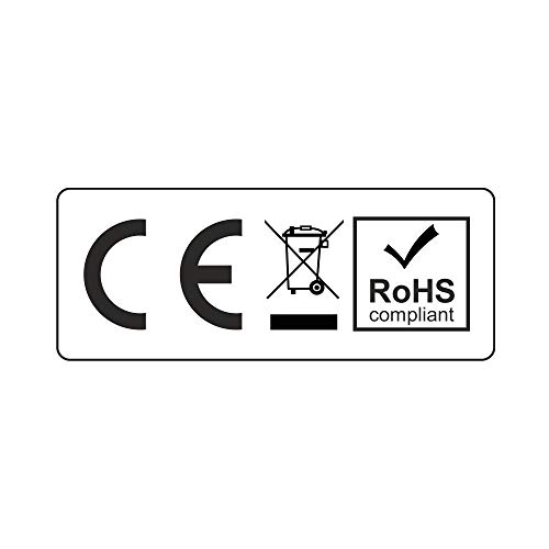 CE + WEEE + RoHS Aufkleber PE-Folie - 20x8 mm (100) von Etikettenshop Thon