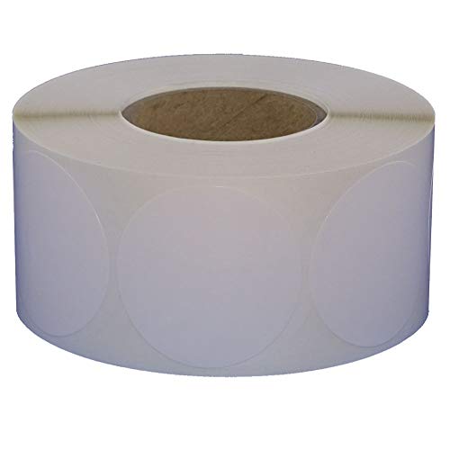 Markierungspunkte Klebepunkte auf Rolle/Durchmesser 60 mm / 1.000 Stück (PE-Folie weiß) von simhoa