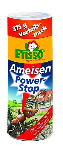 ETISSO® Ameisen Power-Stop (375g) · Ameisenmittel mit effektiver Lockwirkung · Streu- & Gießmittel gegen Ameisen · Ameisengift für innen & außen · Ameisenfrei Ködergranulat von Etisso