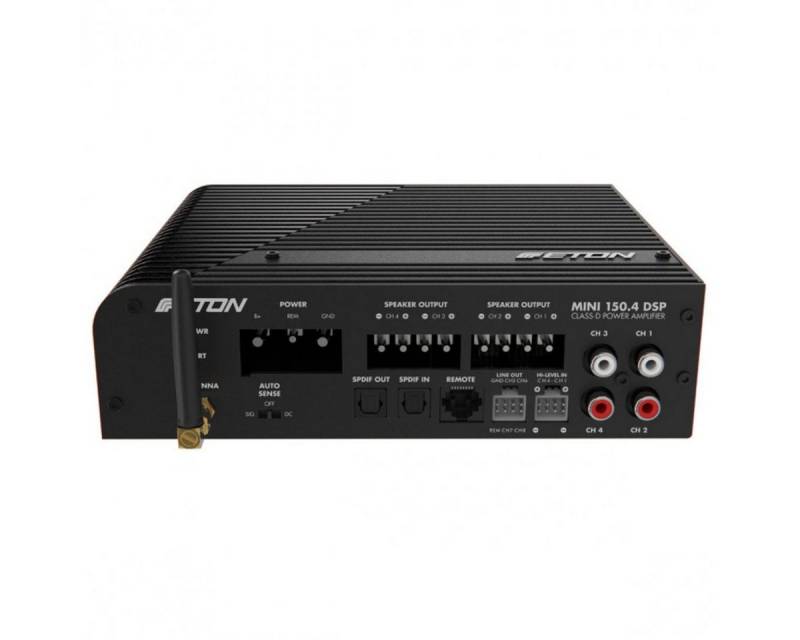 Eton MINI 150.4 DSP 4Kanal Class-D Verstärker Integrierter 8-Kanal DSP Verstärker (Anzahl Kanäle: 4) von Eton