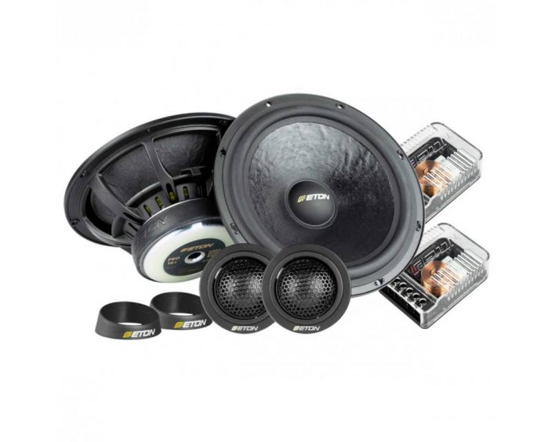 Eton PRO16+ 16,5 cm 2-Wege Kompo Lautsprecher System ET-PRO16P Auto-Lautsprecher (70 W, 16 cm) von Eton