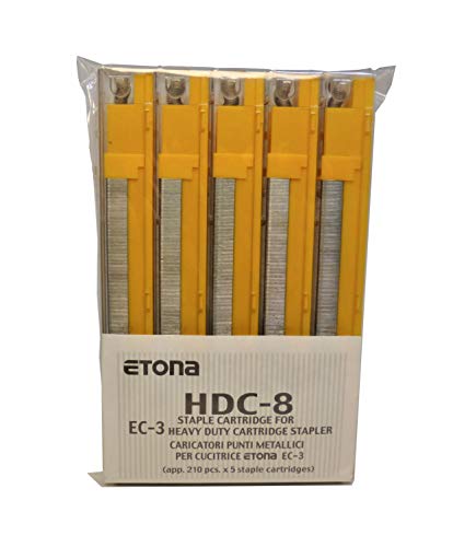 Etona 034D084802 HDC-8 Heftklammern für Heftgerät, 210 Stück Etona 034D084802 HDC-8 Heftklammern für Heftgerät, 210 Stück von Etona