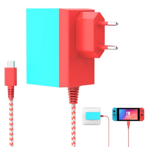 Etssembo 39W Ladegerät für Switch 15V 2.6A Netzteil für Switch/Switch Lite/Switch OLED/Switch Dock/Switch Pro Controller, Unterstützt TV-Modus, Ladekabel USB/Typ C Etssembo 39W Ladegerät für Switch 15V 2.6A Netzteil für Switch/Switch Lite/Switch OLED/Switch Dock/Switch Pro Controller, Unterstützt TV-Modus, Ladekabel USB/Typ C von Etssembo